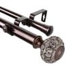 thumbnail image 1 of Elyse Double Curtain Rod 1" OD 28-48 inch - Bronze, 1 of 1