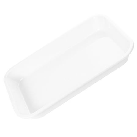 Hemoton Serving Platter Rectangular Tray Melamine Dessert Serving Tray Bread Tray Tableware Tray