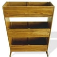 thumbnail image 3 of vidaXL 3-Tier Garden Raised Bed Solid Acacia Wood, 3 of 4