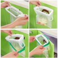 thumbnail image 3 of Door Back Reusable Hanging Plastic Garbage Bag Hanger Kitchen Supplies 2PCS, 3 of 5