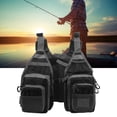 thumbnail image 4 of Fishing Vest, Black Fishing Vest Free Size Durable Breathable  For Kayaking, 4 of 8