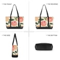 thumbnail image 6 of FORMRS Canvas Laptop Tote Bag for Women with 15.6" Computer Compartments Shoulder Handbag, Watercolor Grapefruit, 6 of 7