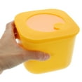 2 Pcs Crisper Refrigerator Multifunction Cheese Boxes Mini Cheese Container Cheese Keeper