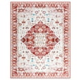 thumbnail image 5 of Softlife Ultra-Thin Chenille Vintage Area Rug Non Slip Washable Oriental Tribal Antique Carpet Home Decor Boho Style,5'x8',Red, 5 of 8