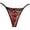 Red, variant on Lingerie for Women Sheer Mesh Panties for Women Lace Leopard Briefs Thongs Underwear for Confidence and Comfort Red One Size