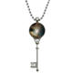 thumbnail image 1 of Esmeralda nebulosas de blanca luz Colgante Collar Vintage Llavero Plata Joyas Unbranded M, 1 of 3