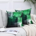 thumbnail image 4 of Green 20X20 Pillow Covers Set of 2, Gray White Abstract Art Aesthetic Square Accent Decorative Throw Pillow Covers, Soft Throw Pillows for Couch Sofa Bedroom Living Room, 4 of 6
