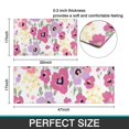thumbnail image 7 of Pioneer Flower Floral Print Pattern Kitchen Rugs Sets Of 2,Anti Fatigue Kitchen Mat Rugs Non Slip Washable,Decorative Kitchen Floor Mats for Kitchen,Sink,Laundry,17"x30"+17"x47", 7 of 7
