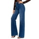 thumbnail image 1 of Jeans Dama Pantalon de mezclilla Shendy Vendy corte recto estilo wide leg jeans, 1 of 5