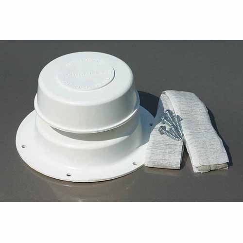Camco 40033 ReplaceAll Plumbing Vent Kit Polar White