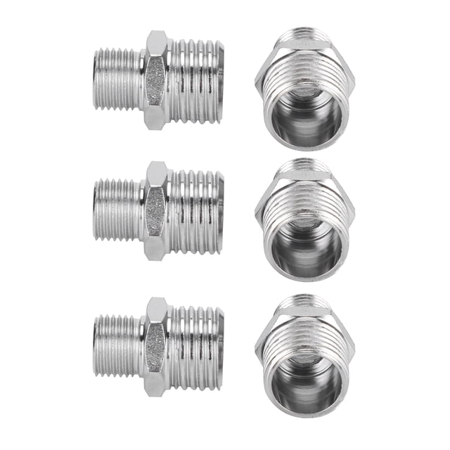 Juego De Conectores De Aerógrafo De 6 Uds Conector De Compresor De Aire Rosca Macho G1/8in A G1/4in Para Compresor De Aire Y Manguera De Aerógrafo ANGGREK Arte y Manualidades