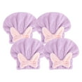 thumbnail image 6 of Women Long Curly Hair Absorbent Quick Drying Thickened Microfiber Hair Towel Wrap Soft Bow Tie Design for Wet Hair Towels, 6 of 8
