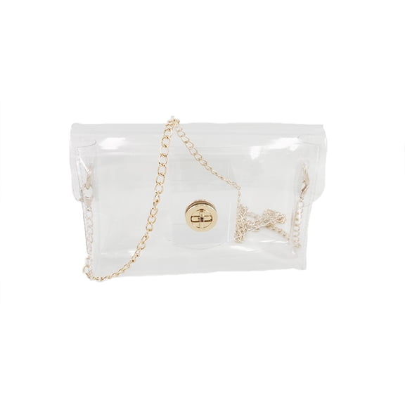 Clear Purse For Women Clear Bag Stadium Approved See Through Clear Handbag For Concerts Sports Events