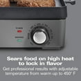 thumbnail image 3 of Hamilton Beach Professional Cast Iron Electric Grill, 10" x 16" Preseasoned Cooking Surface, Adjustable Temperature up to 450° F, 38560, 3 of 7