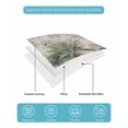 thumbnail image 5 of Summer Tropical Leaves Twin XL Size Down Alternative Comforter, Lightweight Comforter Quilt Bedding Set with Pillow Shams Green Palm Trees Botanical All Seasons Bed Comforter Duvet Insert 68"x98", 5 of 7