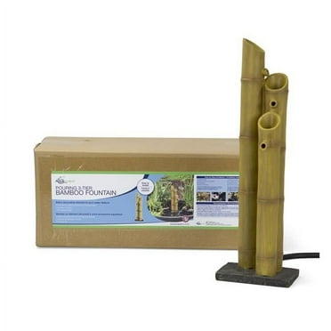 Aquascape AQS78307 Pouring Three - Tier Bamboo Pond & Garden Water Fountain