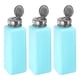 thumbnail image 1 of 3uds Disolvente Alcohol Dispensador 500ml(16.9oz) Empujar Abajo Líquido Dispensador Bomba con Sellado Inoxidable Acero Tapa para Acetona Limpiador, Azul, 1 of 6