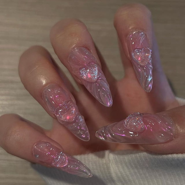 Parches para Uñas de 1 Ml | Textura Avanzada, Fácil de Aplicar | Se Adaptan Perfectamente a Las Uñas | Paquete de 24 Unidades