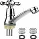 thumbnail image 1 of Grifo de agua ABS con superficie cromada, manija de control individual que garantiza una regulación precisa del agua para fregaderos de cocina y jardín, 1 of 5