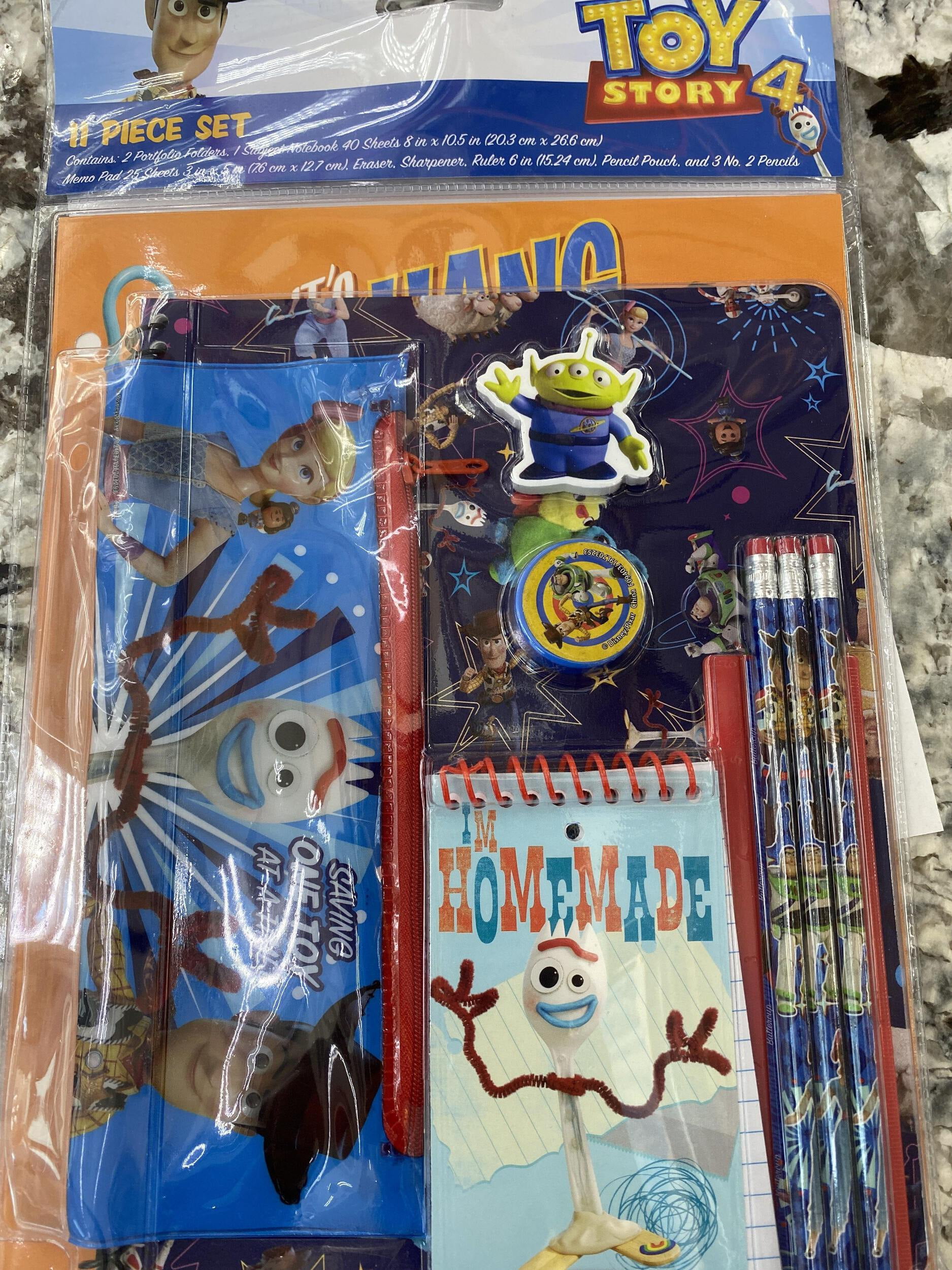 Disney Pixar Toy Story 4 Kids School Stationery Set (11-Piece)