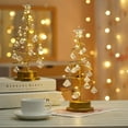 thumbnail image 6 of Vikakiooze LED wrought iron Christmas tree lamp room bedroom decoration small table lamp 2022, 6 of 9