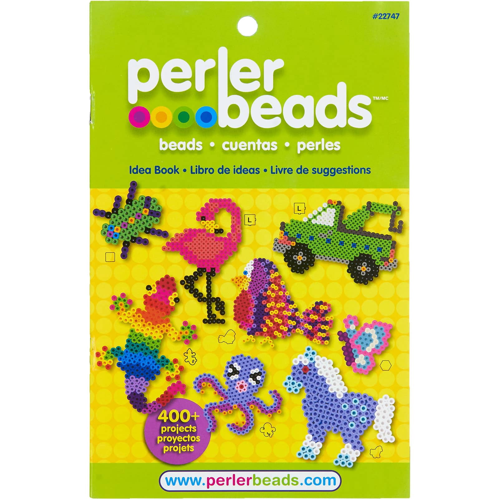 Perler Beads Tray of Beads, 6 Pack