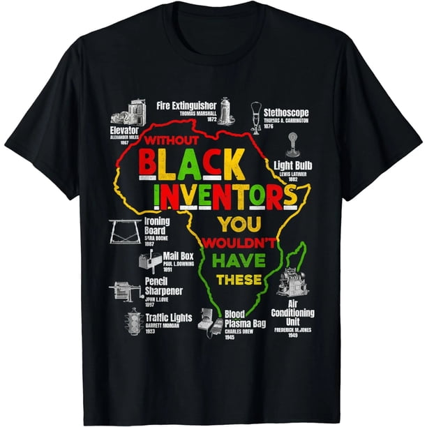 Playera de Mujer con Diseño de Inventores Afroamericanos para el Mes de la Historia Negra