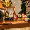 thumbnail image 3 of Christmas Snow Globes Lantern Christmas Tree Lantern Christmas Santa Snow Globe Decoration Lantern, Battery Operated LED Warm White Globe Decor Santa Fall Decor for Home Night Lights Plug Into Wall, 3 of 3