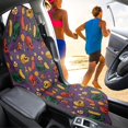 thumbnail image 4 of Uourmeti Halloween Bucket Seat Protector with Skull Candy Design, Waterproof Microfiber Terry Cloth Cover for Vans and Trucks, 4 of 7