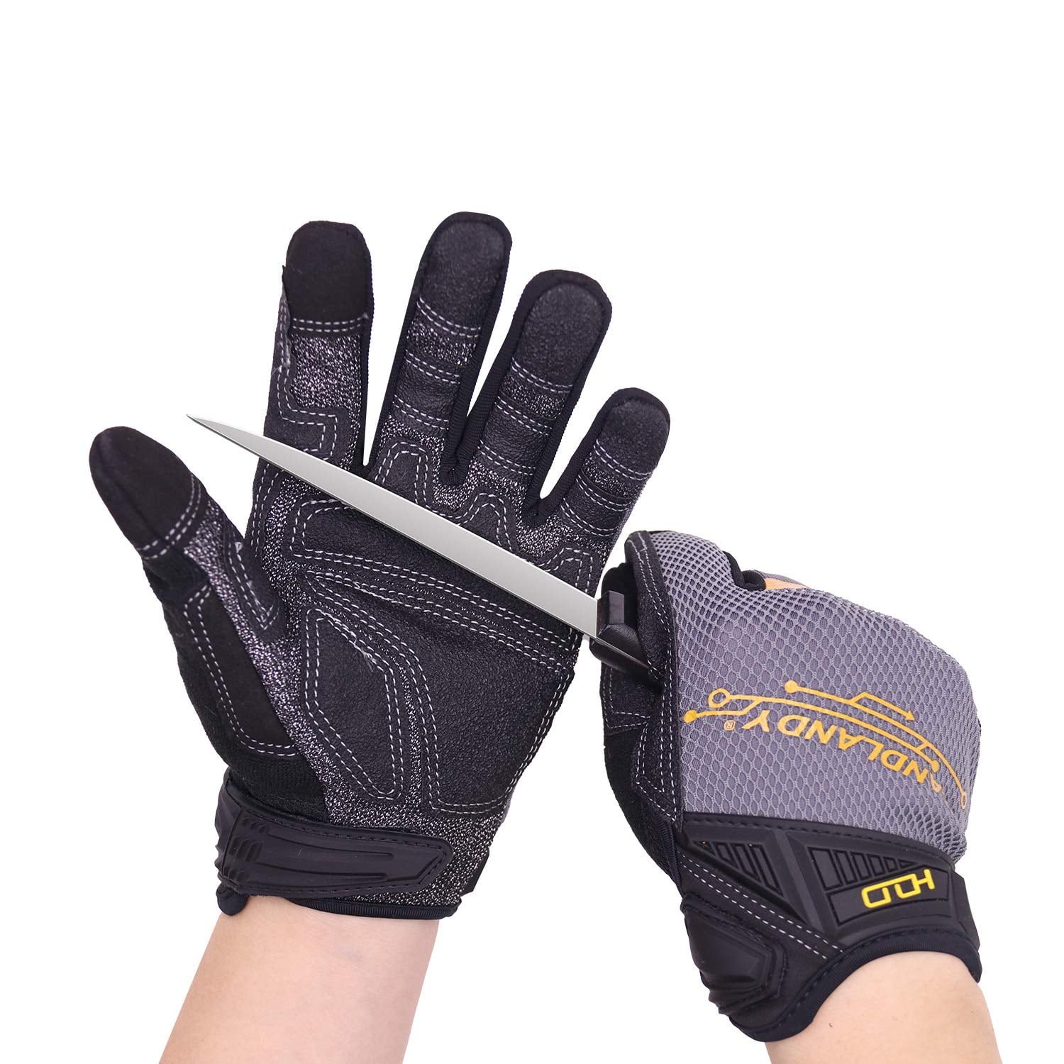 NoCry Premium Cut Resistant Gloves Food Grade — Level 5 Protection;  Ambidextrous; Machine Washable; Superior Comfort and Dexterity; Lightweight
