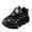 Black, variant on HUANBAI Children LED Light Strip Shoes Lace Up Canvas Shoes Kids Casual Shoes Light Up Shoes Walking Shoes 12-18 Months