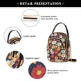thumbnail image 4 of FORMRS Crossbody Bag for Women Quilted Travel Shoulder Cell Phone Purse with Chain Strap Handbag, Red Floral, 4 of 7