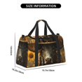 thumbnail image 3 of Disketp Sunflower Cowboy Hat Cow Bolsa de Viaje Tipo Duffle, Bolso de Mano para Fin de Semana para Mujer, Bolsa de Gimnasio Ligera para Hombre, Esencial para Viajes, 3 of 7