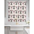 thumbnail image 2 of Cute Bow Cow Living Room Curtains 2 Panel, Beige Farmhouse Cute Animals Cafe Window Treatment, Extra Long Farmhouse Bedroom Bathroom Kitchen Curtains Drapes 104"x72", 2 of 6