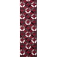 thumbnail image 3 of Modern Contemporary Livingroom Red Grey Silver Black Dimond Pattern Area Rug Geometric Design, 3 of 12