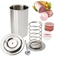 thumbnail image 4 of Prensa de Carne Sunnimix de Acero Inoxidable Con Termómetro Barril para cocinar carne, 4 of 7