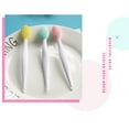 thumbnail image 4 of Nose Blackhead Brush Soft Silicone Nose Brush Exfoliating Tool Elastic Double-sided Face Exfoliating Tool, Green, 4 of 7