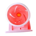 thumbnail image 3 of Rueda de Hámster Silenciosa Jinwen Juguete de Ejercicio para Mascotas Pequeñas Rosado, 3 of 8
