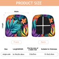 thumbnail image 3 of Colorful Tropical Leaf Pattern Seat Covers for Dining Room Chairs Set Of 4,Stretch Printed Washable Chair Seat Cover with Elastic Ties and Button,Removable Waterproof Couch Cushion Covers, 3 of 6