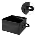 thumbnail image 4 of Cubo plegable para acampar, portátil, a prueba de fugas, para viajes, senderismo, 13L, negro, 13L, 4 of 10