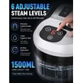 thumbnail image 4 of Professional High-Pressure 1800ml Rapid-Heating Steam Cleaner, 2500W High Temperature Pressurized Steamer with 6 Adjustable Levels for Kitchen, Bathroom, Furniture, Car, Windows (Beige) - ORANGE, 4 of 7