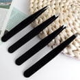thumbnail image 2 of Set de pinzas para cejas TKYZMS de 4 piezas de acero inoxidable negro, 2 of 7