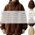 thumbnail image 3 of Antinious Women Fall Winter Fleece Jacket Long Sleeve Thick Warm Zip Up, 3 of 5