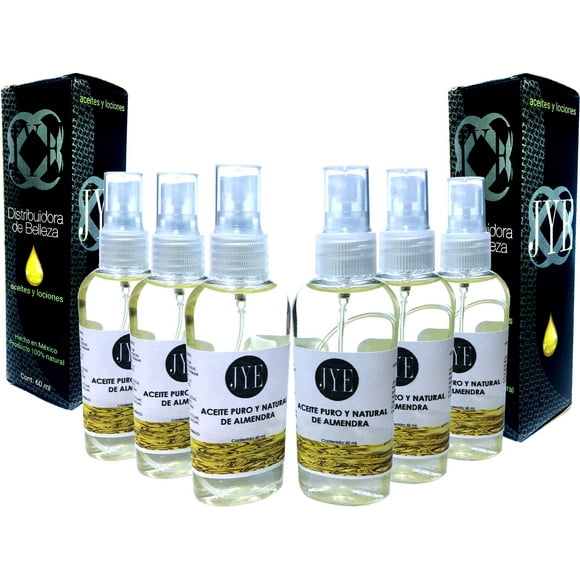 Aceite de Almendra Natural JYE 6 Frascos 60ml