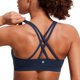 thumbnail image 1 of Sostén CRZ YOGA Naked Feeling con tiras y copa acolchada Azul Marino Talle S, 1 of 6