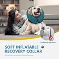 thumbnail image 3 of GFDYREE Dog Cones for Large Dogs to Stop Licking, Soft Cone for Dogs After Surgery, Inflatable Dog Cone Alternative Dog Donut Collar Protective Recovery Cone E Collars for Dogs and Cats - Bl, 3 of 7