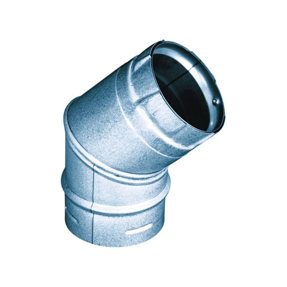 CintBllTer 3PVL-E45R Duravent Elbow Insulated 3 Inch Double Wall 45 Deg. Steel