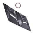 thumbnail image 1 of Wisewang Car Decorative Air Flow Intake Scoop Vent Performance High Cover Hood Pattern Bonnet Carbon Fiber, 1 of 6