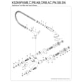 thumbnail image 6 of Kingston Brass KS265PXORB Kingston Three-Handle 2-Hole Tub Wall Mount Clawfoot Tub Faucet with Hand Shower in Oil Rubbed Bronze, 6 of 7