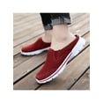 thumbnail image 3 of Rotosw Ladies House Shoe Comfort Slippers Closed Toe Casual Shoes Women Slides Womens Breathable Slip On Mules Red 7, 3 of 4